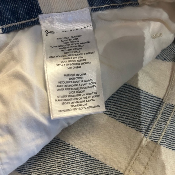 NWT CURRENT/ELLIOTT The Westside Shorts Bay Stripe 31 - Picture 8 of 11